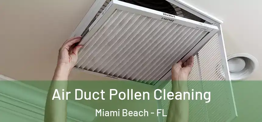 Air Duct Pollen Cleaning Miami Beach - FL
