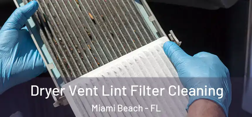 Dryer Vent Lint Filter Cleaning Miami Beach - FL